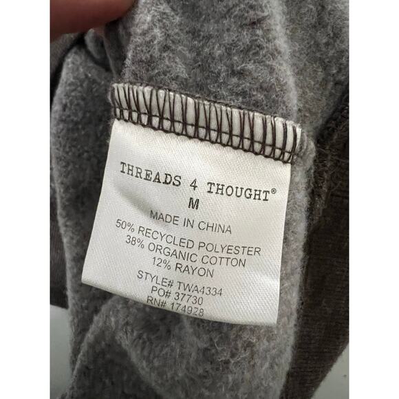 Thread 4 thought brown half zip sweatshirt neutral casual - Picture 7 of 7